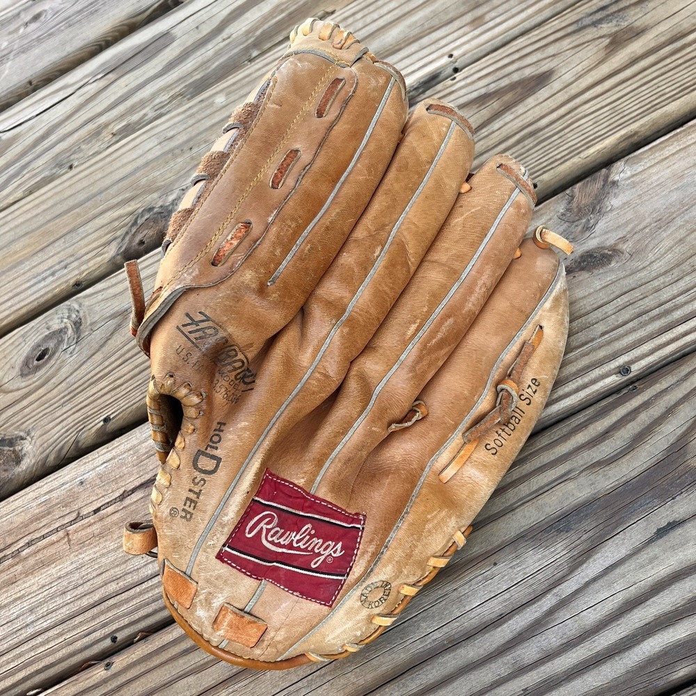 Rawlings RSG1 Super Size Softball Leather Glove LHT 13.5 Fastback Worn In